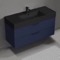 Floating Bathroom Vanity, Modern, Blue, 48